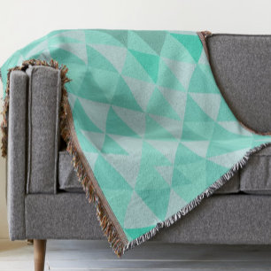 Geometrisches Dreieck Mint Moderne Abstraktion Decke