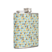 Geometrisches Dreieck-Muster Flachmann (Rechts)