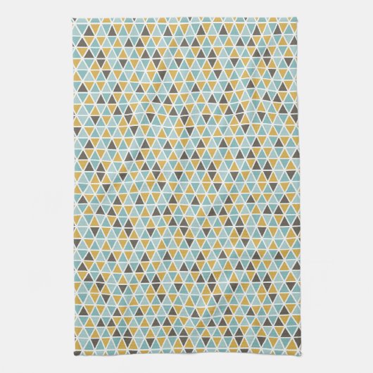 Geometrisches Dreieck-Muster Geschirrtuch (Vertikal)