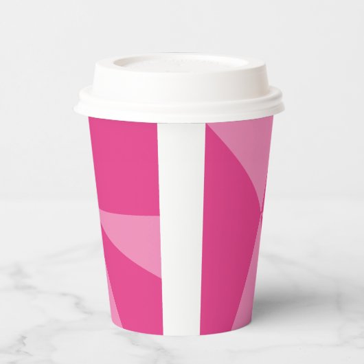 Geometrisches Dreieck Pappbecher (Links)