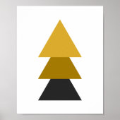 Geometrisches Dreieck Poster (Vorne)