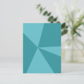 Geometrisches Dreieck Postkarte (Stehend Vorderseite)