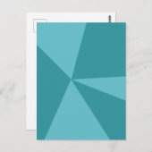Geometrisches Dreieck Postkarte (Vorne/Hinten)
