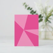 Geometrisches Dreieck Postkarte (Stehend Vorderseite)