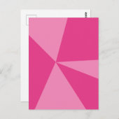 Geometrisches Dreieck Postkarte (Vorne/Hinten)