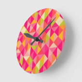 Geometrisches Dreieck Runde Wanduhr (Winkel)