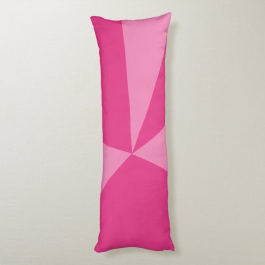 Geometrisches Dreieck Seitenschläferkissen (Rückseite (Vertikal))