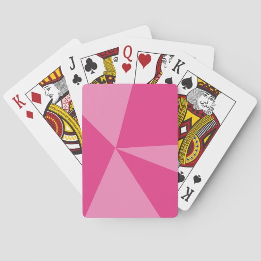 Geometrisches Dreieck Spielkarten (Rückseite)