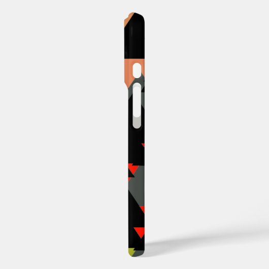 Geometrisches Dreiecksmuster Case-Mate iPhone Hülle (Rückseite / Links)