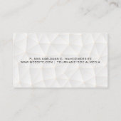 Geometrisches Dreiecksmuster | Modern Visitenkarte (Rückseite)