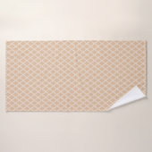 Geometrisches Drucktuch Badehandtuch (Badehandtuch)