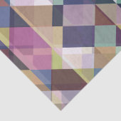 geometrisches, dunkles Farbtafel Seidenpapier (Detail)