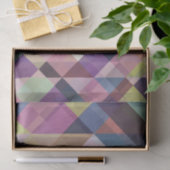 geometrisches, dunkles Farbtafel Seidenpapier (Geschenk)