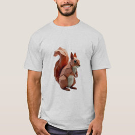 Geometrisches Eichhörnchen T-Shirt