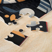 Geometrisches Elephant-Portrait Puzzle (Seite)