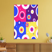 Geometrisches Entwurfsmuster Leinwanddruck (Insitu (Wohnzimmer))