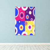 Geometrisches Entwurfsmuster Leinwanddruck (Insitu (Holzboden))