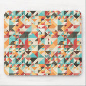 Geometrisches Erdton Mousepad (Vorne)