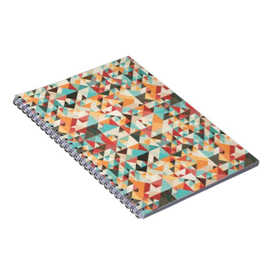 Geometrisches Erdton Notizblock (Rechte Seite)