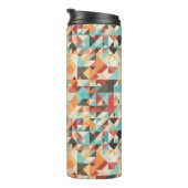 Geometrisches Erdton Thermosbecher (Nach rechts gedreht)