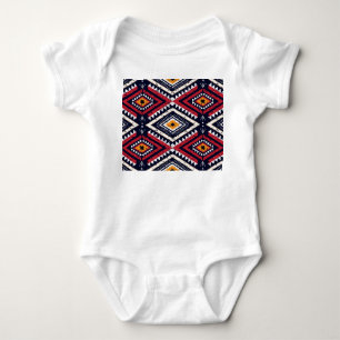 Geometrisches Ethnisch-Oriental: Traditionell naht Baby Strampler