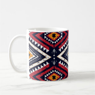 Geometrisches Ethnisch-Oriental: Traditionell naht Kaffeetasse