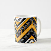 Geometrisches ethnisch orientalisches Muster Kaffeetasse (VorderseiteRechts)