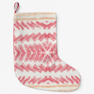 Geometrisches, ethnisch orientalisches nahtloses M Kleiner Weihnachtsstrumpf
