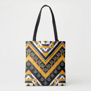 Geometrisches ethnisches orientalisches Muster tra Tasche