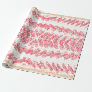 Geometrisches ethnisches orientalisches nahtloses geschenkpapier