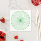 Geometrisches Eye Napkins Serviette (Beispiel)