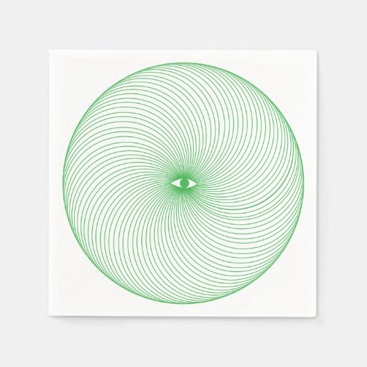 Geometrisches Eye Napkins Serviette (Vorderseite)