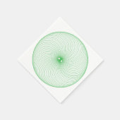 Geometrisches Eye Napkins Serviette (Ecke)