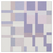 Geometrisches Farbblockmuster - Lila und Latte Stoff (Nahaufnahme)