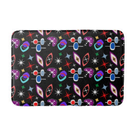 Geometrisches farbiges Muster Badematte