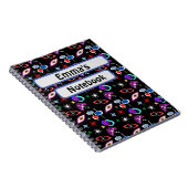 Geometrisches farbiges Muster Notizblock (Rechte Seite)