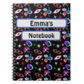 Geometrisches farbiges Muster Notizblock (Vorderseite)