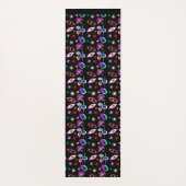 Geometrisches farbiges Muster Yogamatte (Rückseite)