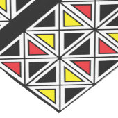 Geometrisches farbiges Stammmuster Kurzer Tischläufer (Ecke)