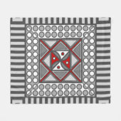 Geometrisches Fleece-Deckeln Fleecedecke (Vorderseite (Horizontal))