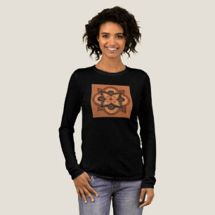 Geometrisches Fliesen-T-Shirt Tri-Blend Shirt