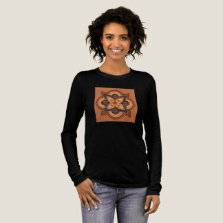 Geometrisches Fliesen-T-Shirt Tri-Blend Shirt