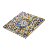 Geometrisches Fliesenmuster, Marokko Fliese (Seite)