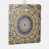 Geometrisches Fliesenmuster, Marokko Keramikornament (Rechts)
