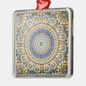 Geometrisches Fliesenmuster, Marokko Ornament Aus Metall (Links)