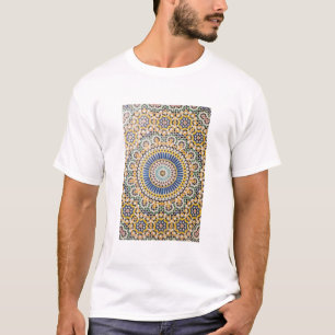 Geometrisches Fliesenmuster, Marokko T-Shirt