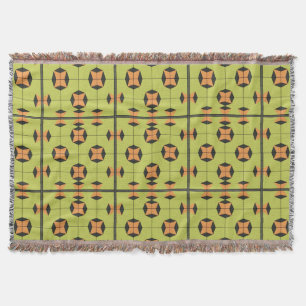 Geometrisches Fliesenmuster mit hellen Farben Decke