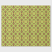 Geometrisches Fliesenmuster mit hellen Farben Geschenkpapier (Flach)