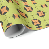 Geometrisches Fliesenmuster mit hellen Farben Geschenkpapier (Rolleneckpunkt)