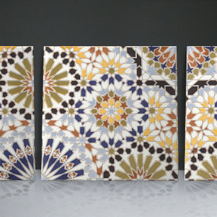 Geometrisches florales marokkanisches Fliesen-Home Fliese